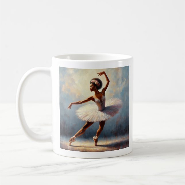 African American Classic Ballerina Kaffemugg (Vänster)