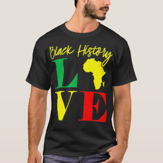 African American Clothing Gift Men Women Black His T Shirt