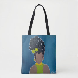 African American dam Tote Bag Tygkasse