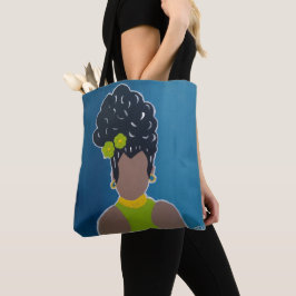 African American dam Tote Bag Tygkasse