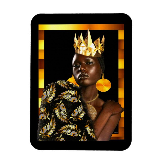 African American Diva Magnet (Vertikal)