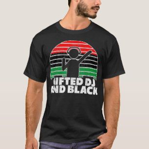 African American DJ Pride - EDM USA Techno Gift T Shirt