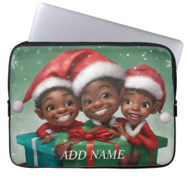 African American Elf Laptop Fodral