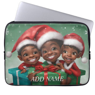 African American Elf Laptop Fodral