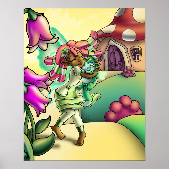 African American Fairy Poster (Framsidan)