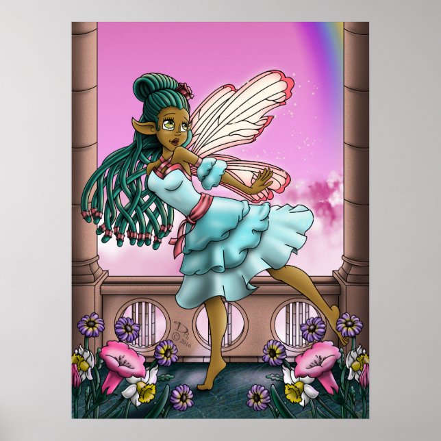 African American Fairy Poster (Framsidan)