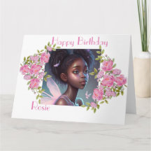 African American Fairy , vackra svarta älv .
