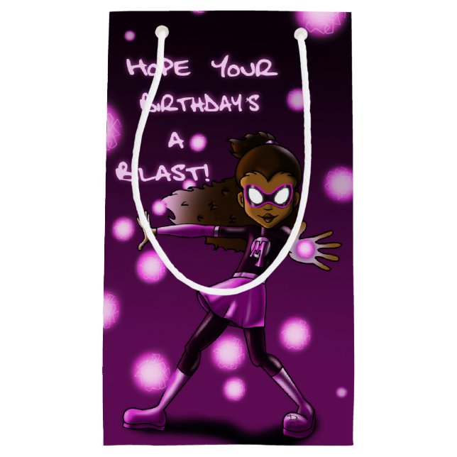 African American Girl Superhjälte (Framsidan)