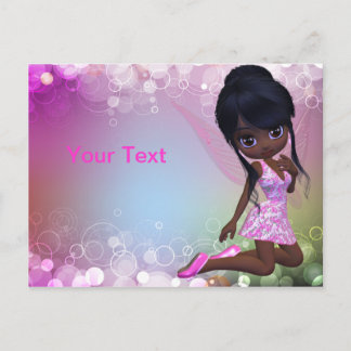 African American Girl-vykort Vykort