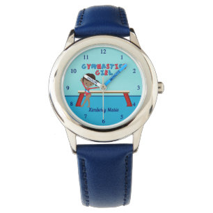 African American Gymnastics Girl Gymnast Kids Armbandsur