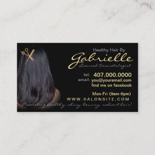 African American Hair Salon Affärskort Tidsbeställning Kort