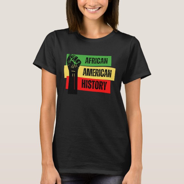 African American History Black Men Women Kids Boys T Shirt (Framsida)
