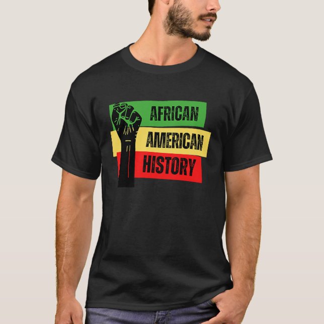 African American History Black Men Women Kids Boys T Shirt (Framsida)