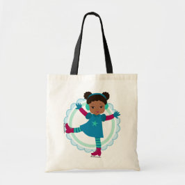 African American Ice Skater - Winter Sports Skatin Tygkasse