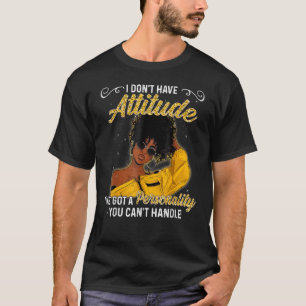 African American Melanin Queen Black Girl Magic Af T Shirt