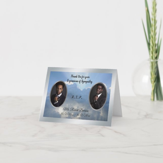 African American Memorial Tackkort (Framsida)