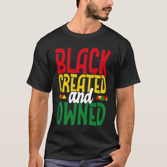African American Owned Companies Black Business Ow T Shirt (Framsida)