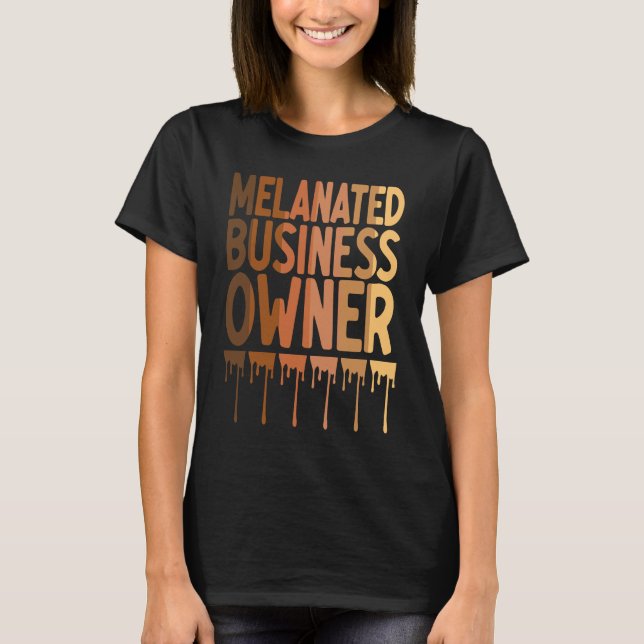 African American Owned Companies Black History Mon T Shirt (Framsida)
