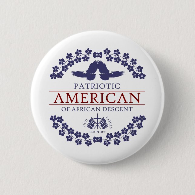 African American PATRIOT Knapp (Framsida)