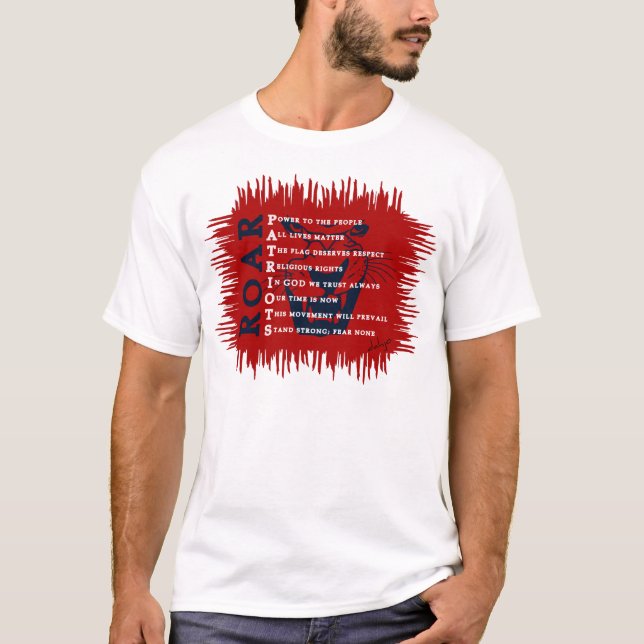 African American PATRIOT T Shirt (Framsida)