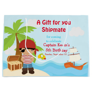 African American Pirat Boy i Red Birthday