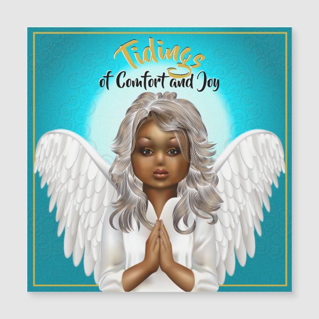 African American Praying Angel (Framsida)