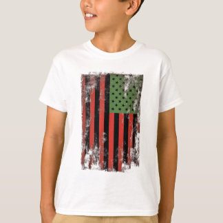 African American Pride Flagga - Pan-African Grönt T Shirt