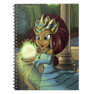 African American Princess Anteckningsbok