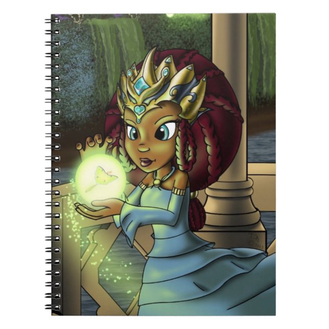 African American Princess Anteckningsbok (Framsidan)