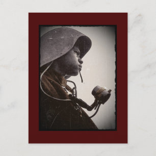 African American Rosie Riveter Vykort