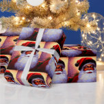 African American Santa Claus Christmas Black Man Presentpapper<br><div class="desc">African American Santa Claus Christmas Black Man
Perfect for your Grandfather, granddad</div>