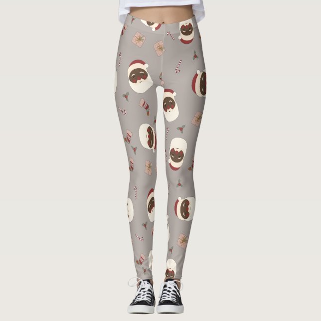 African American Santa Leggings (Framsida)