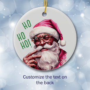 African American Santa Personal Barn jul Julgransprydnad Keramik