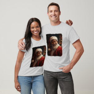 African American Santa T Shirt