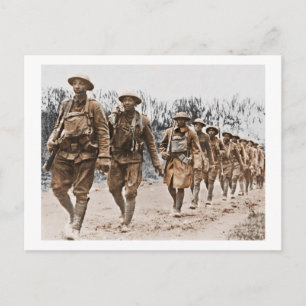 African American Soldiers WWI Vykort
