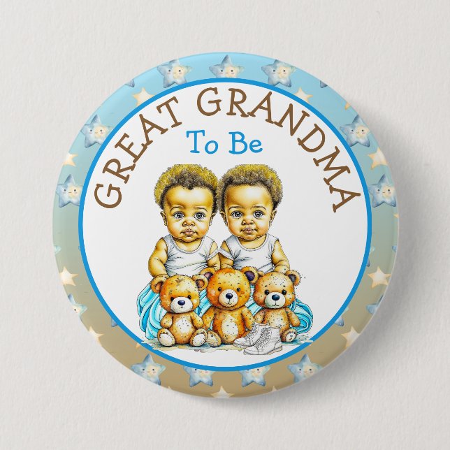 African-American Twin Boy's Baby Shower Grandma Knapp (Framsida)