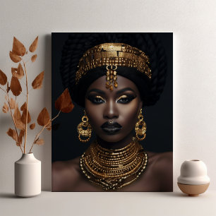 African American Wall Art, Black Woman Wall Art Canvastryck