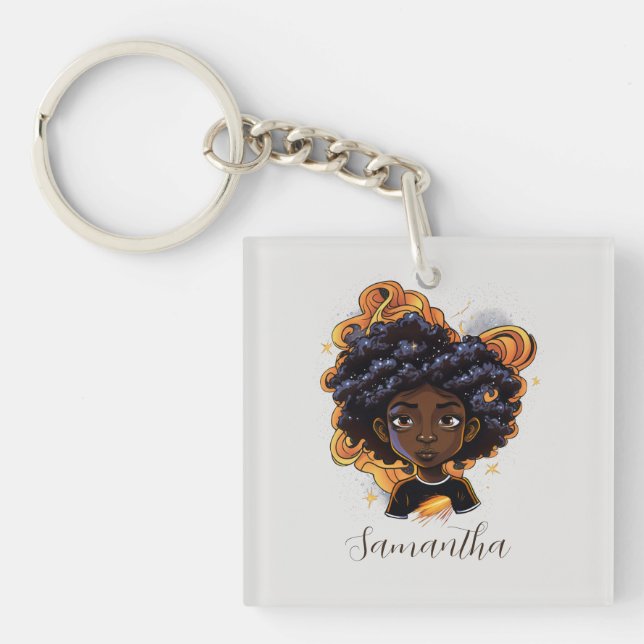 African American Woman - Brown Swirls (Framsidan)