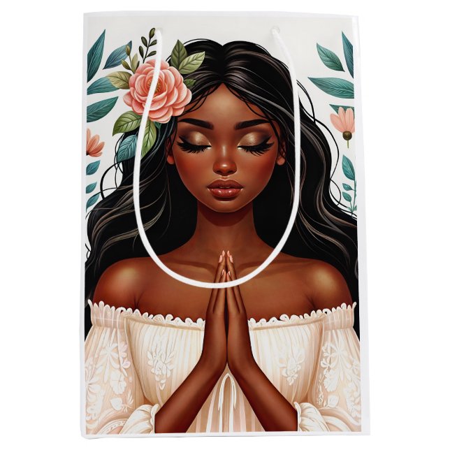African American Woman Praying (Framsidan)