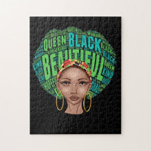 African American Woman Pussel