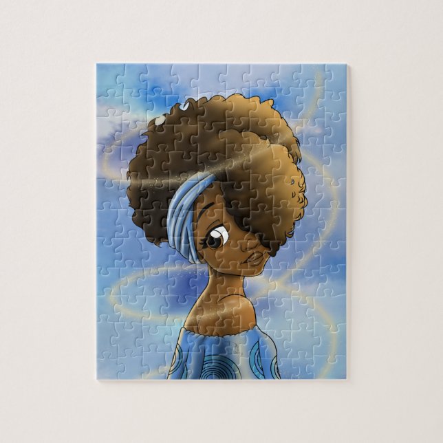African American Woman Puzzle, 8"x10", 110 delar Pussel (Vertikal)
