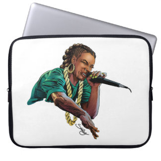 African American Woman rapper Electronics Bag Laptop Fodral