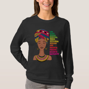 African American Women BHM Melanin Black History M T Shirt