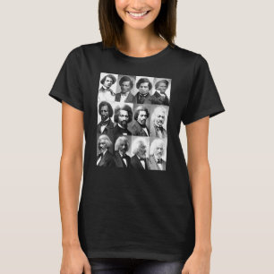 African Amerikansk historia Frederick Douglass Bla T Shirt