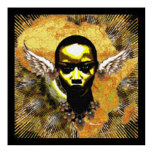 African Angel Vinge Öron