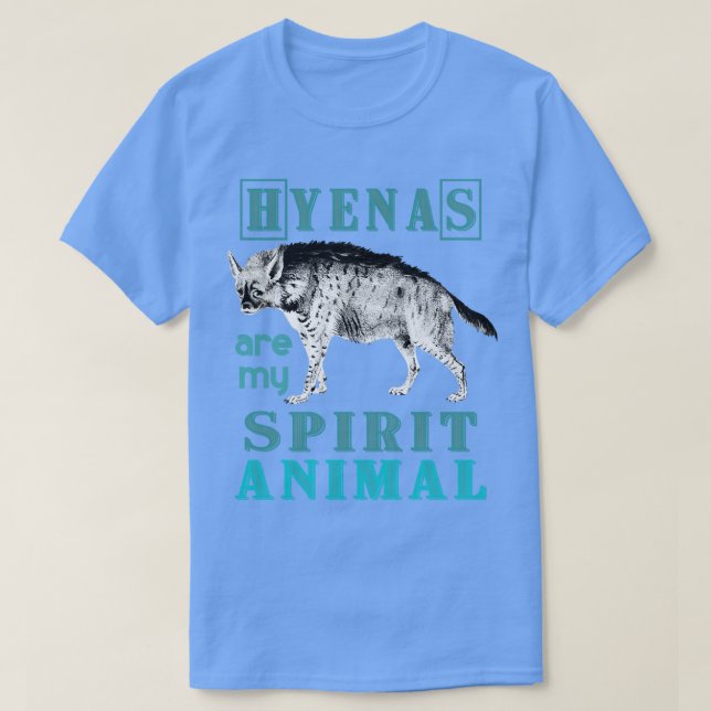 African Animals Zoo Keeper Hyena T Shirt (Design framsida)