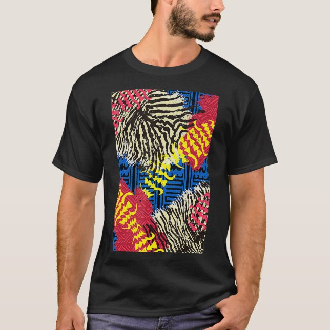African Art American Gift Bevackra Black Histor T Shirt (Framsida)
