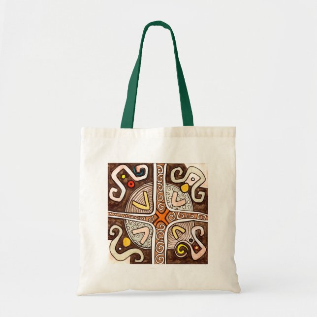 African Art Bag Tygkasse (Framsidan)