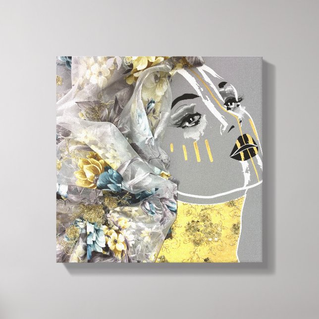 African Art biet Canvastryck (Framsida)