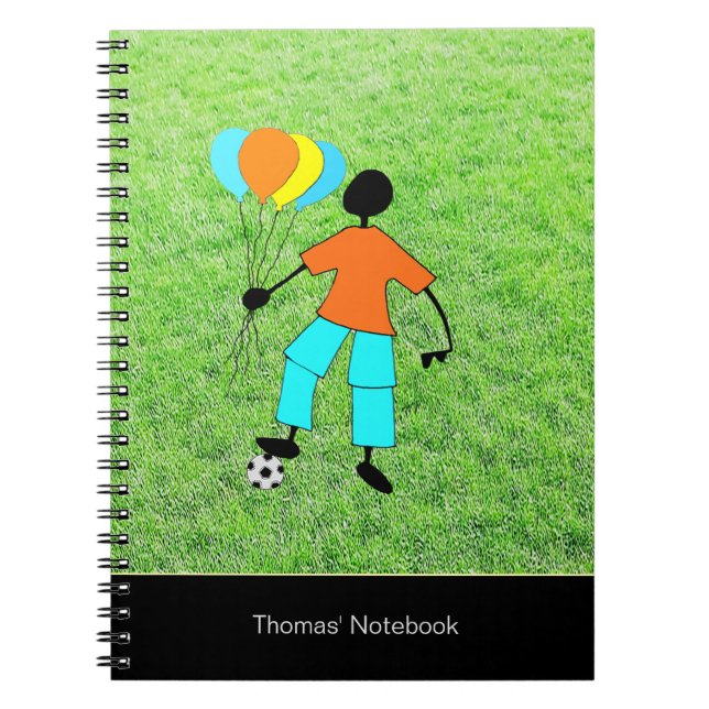 African Art, Fantastisk Birthday Boy Anteckningsbok (Framsidan)